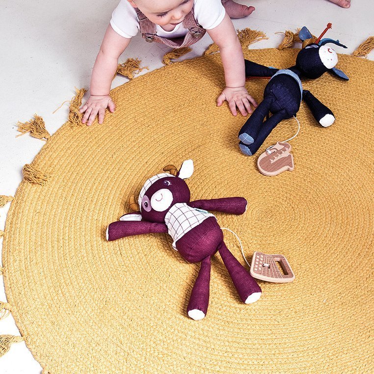 LILLIPUTIENS Przytulanka z pozytywką Osiołek Ignace 0m+