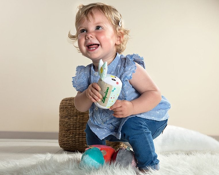 Lilliputiens Miękkie Klocki Zwierzątka Las 4el 3m+