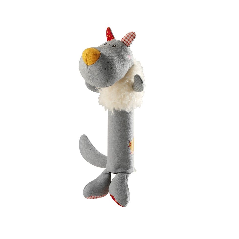 Lilliputiens Wilk Nicolas Piszcząca Grzechotka 0+