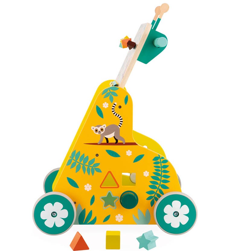 Janod Pchacz Edukacyjny Tropik 12m+