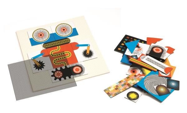 Djeco Kinoptik Roboty Magnetyczna Układanka od 6 lat