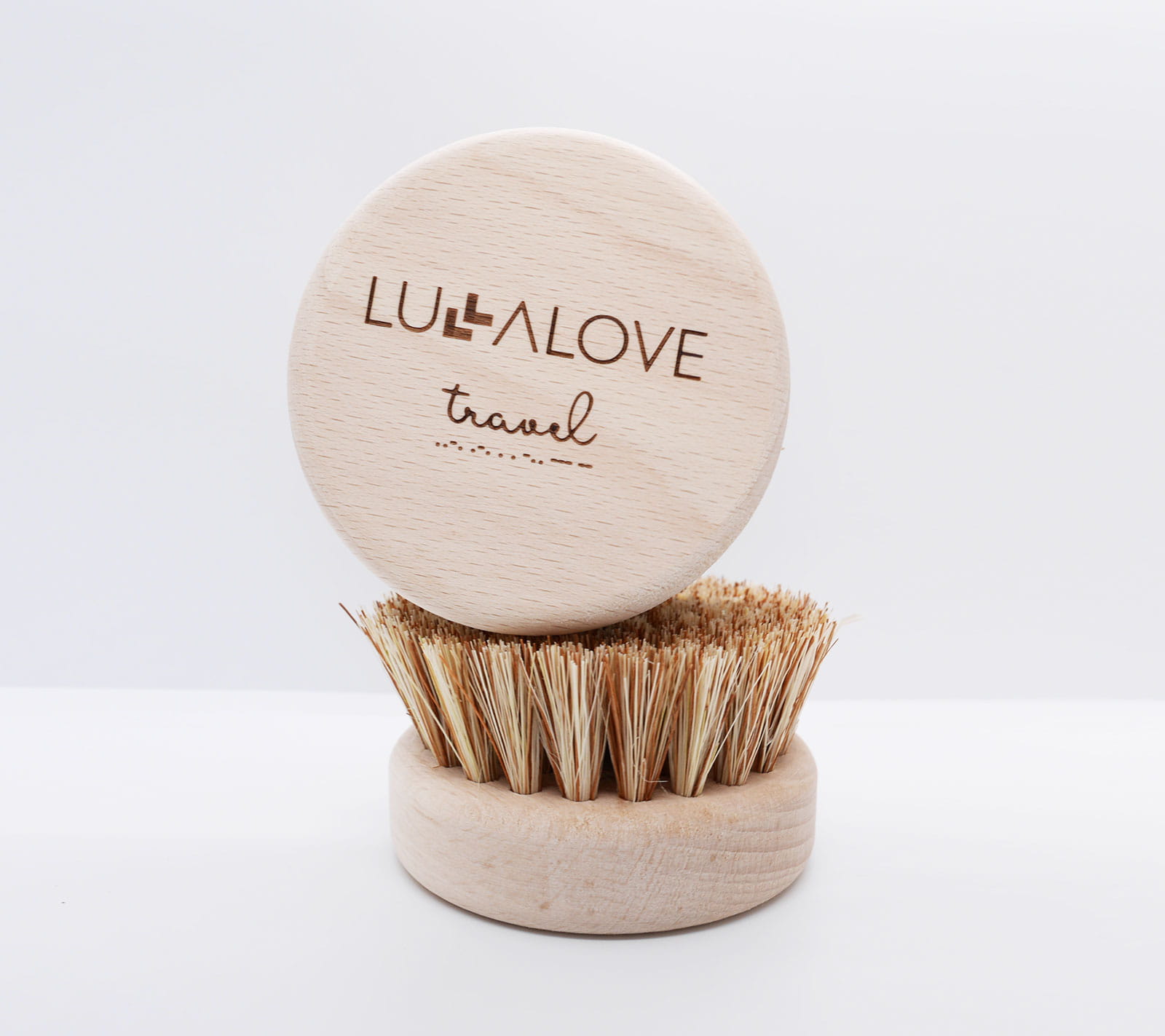 Lullalove Szczotka travel - kokos i tampico