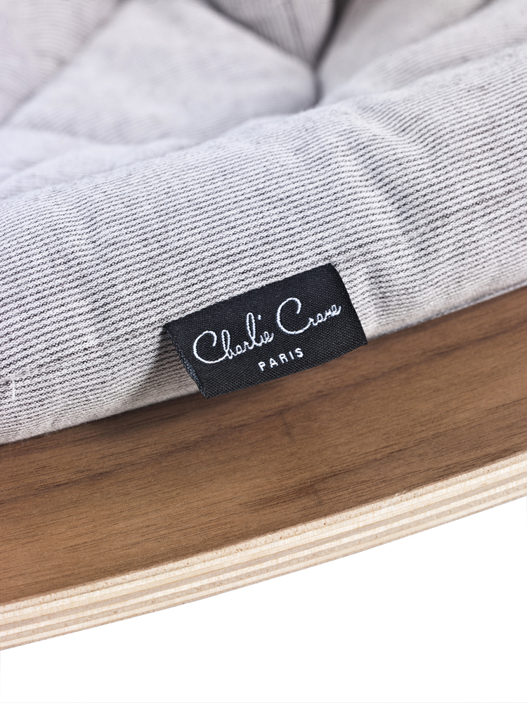 Charlie Crane Leżaczek Levo orzech Sweet Grey 0+