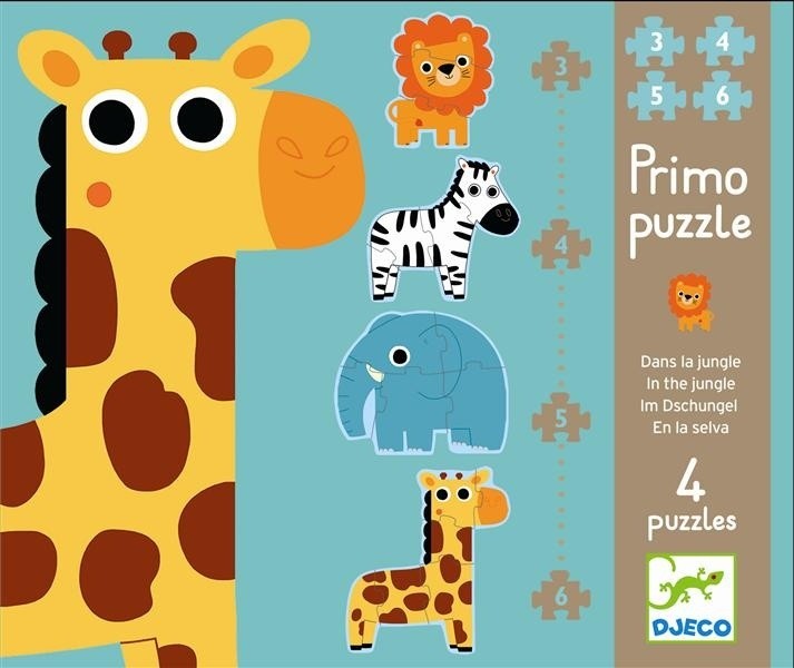 Djeco, puzzle postaciowe Dżungla