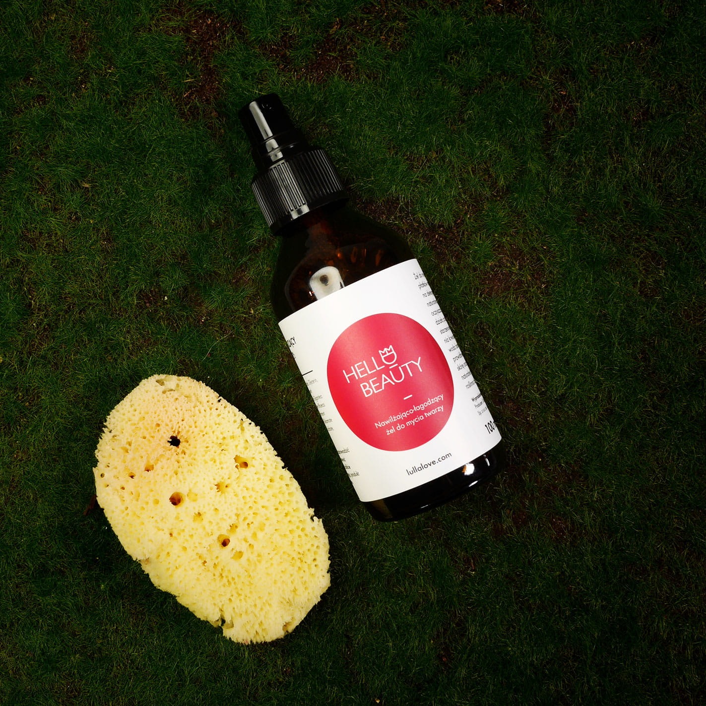 Lullalove, Nawilżająco łagodzący żel do mycia twarzy - mak i bambus, 100 ml