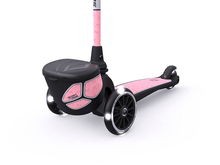Scoot & Ride Hulajnoga 2 Lifestyle Reflective Rose 2+