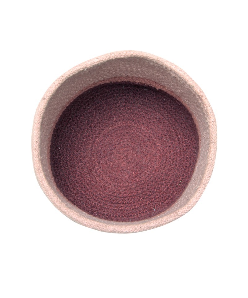 Lorena Canals Kosz Basket Mini Tricolor Vintage Nude 15x15cm