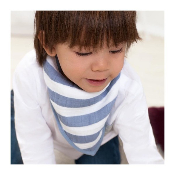 Aden & Anais Śliniak Muślinowy Bandana Rock Star Stripe 0+