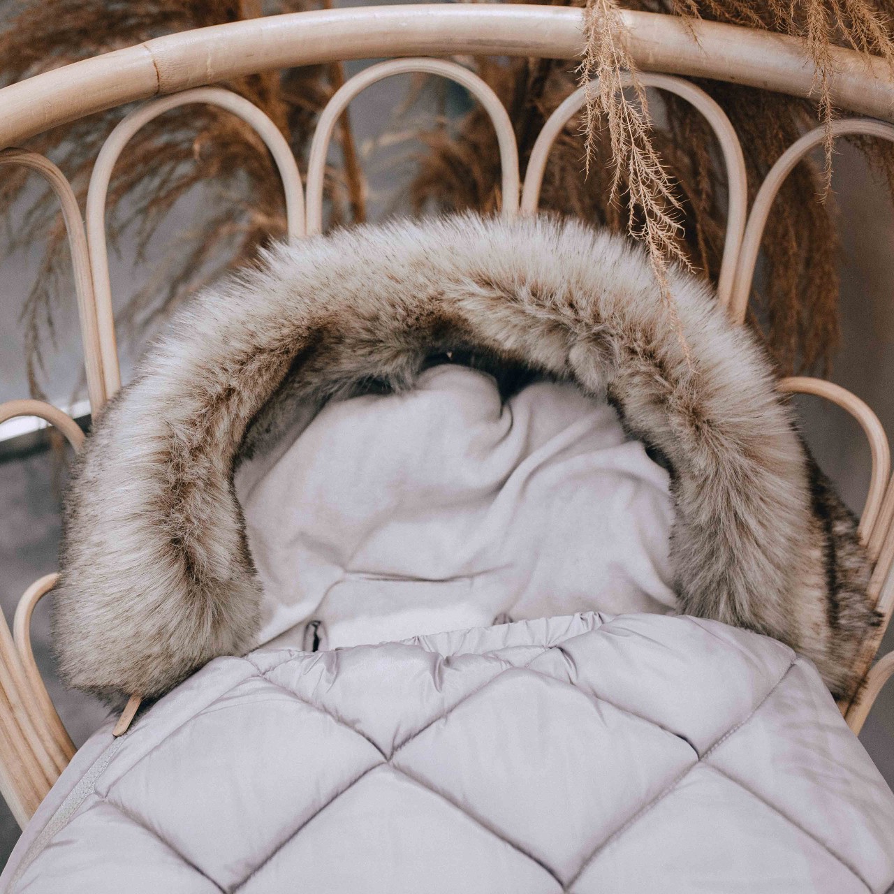 Śpiworek do wózka Beztroska M 5-24m - Jasno Szary