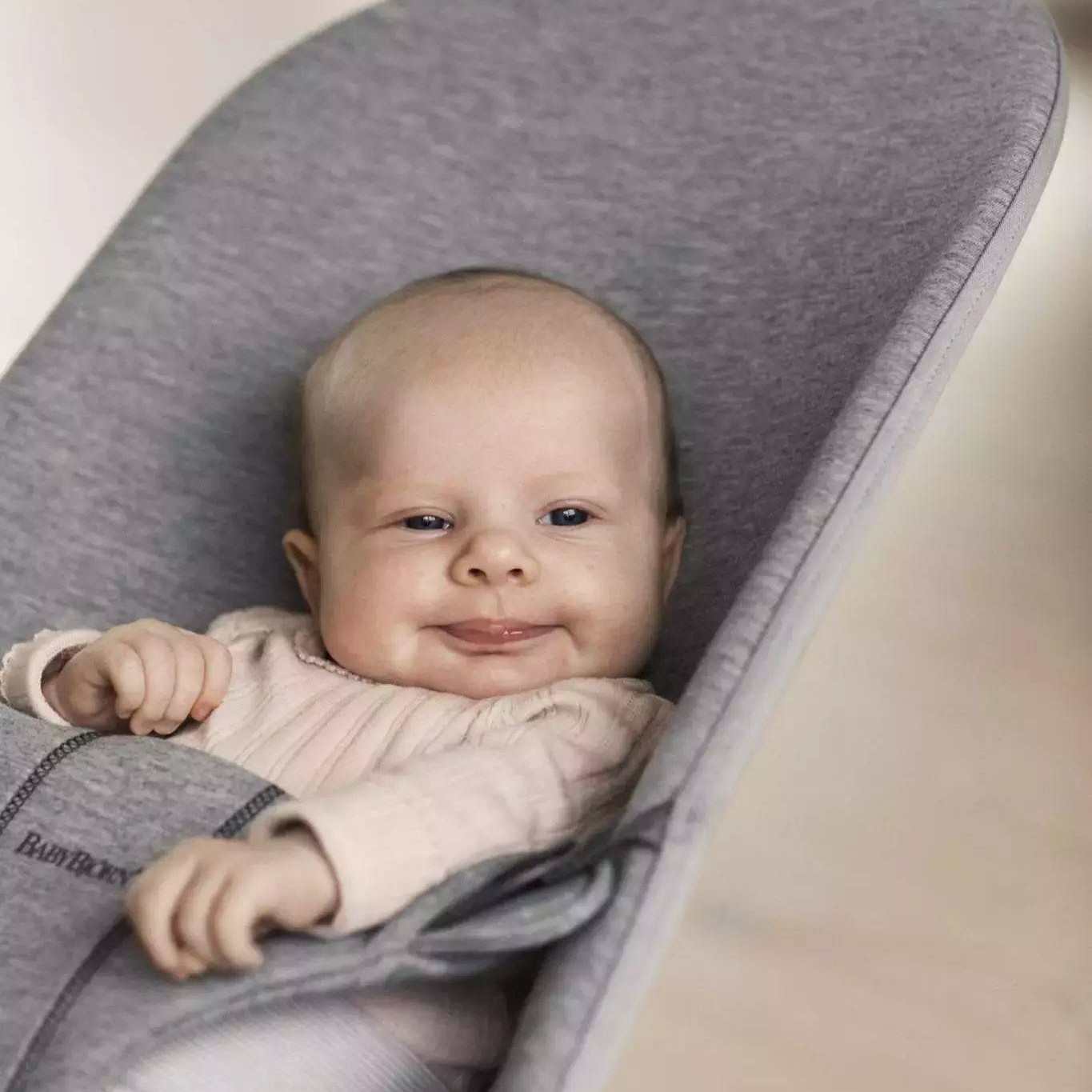 BabyBjorn Leżaczek Bliss 3D Jersey Jasny Szary + Pokrowiec