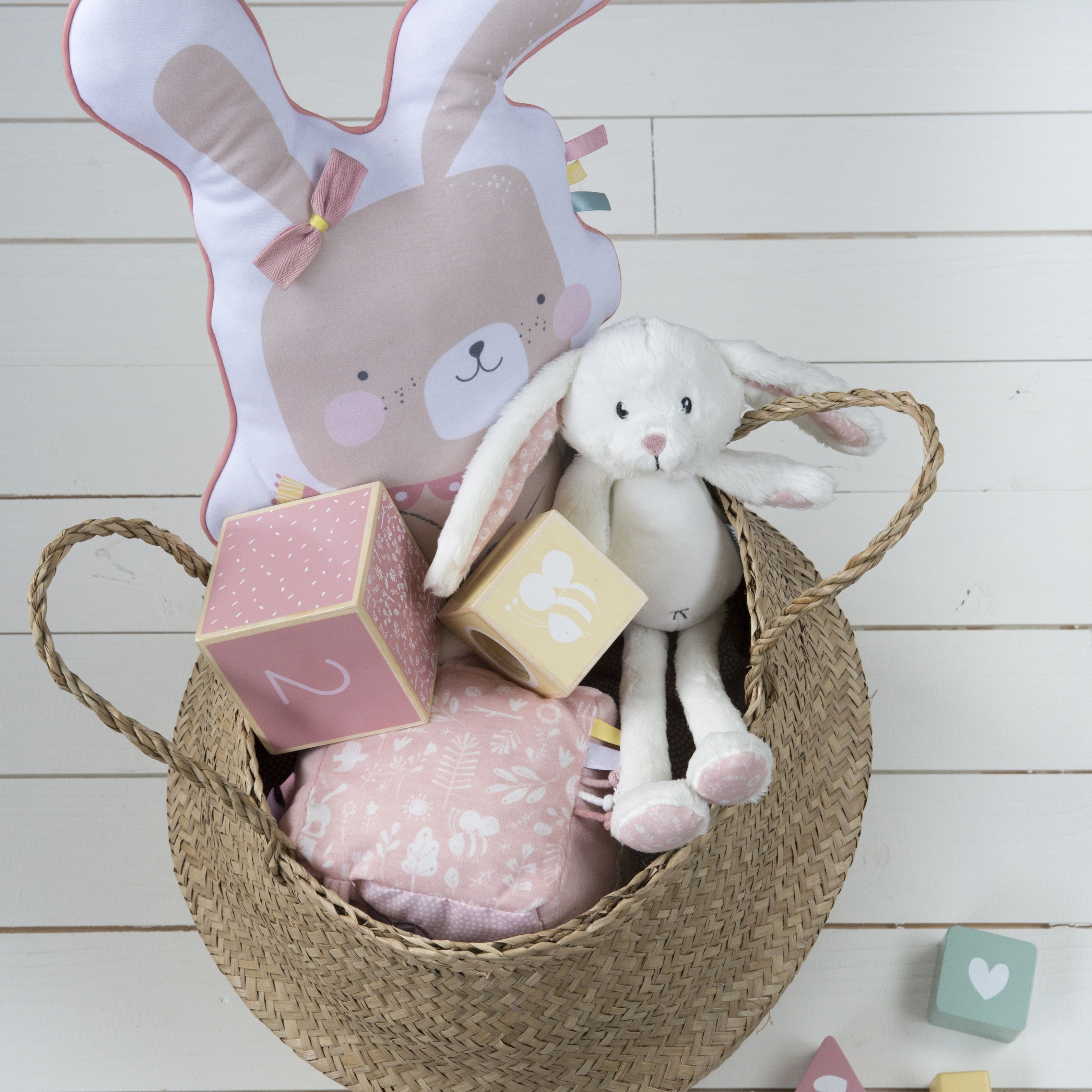 Little Dutch, Przytulanka króliczek 40cm Pink Adventure