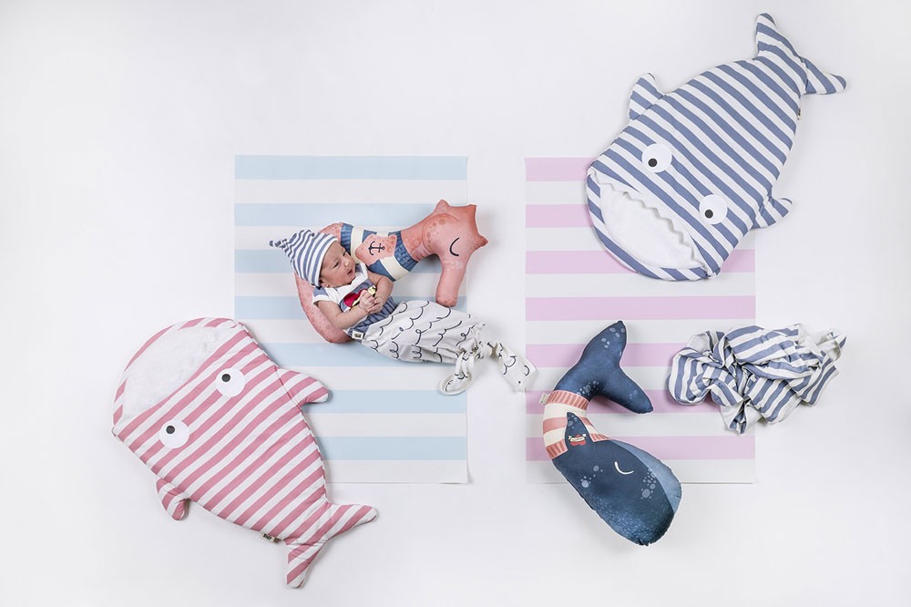 Baby Bites Śpiworek Letni Sailor 0-3m Blue