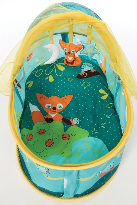 Łóżeczko Turystyczne Z Osłonką Lisek