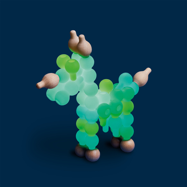 Lekkid Klocki Konstrukcyjne Magiczna Lampa 38el 3+