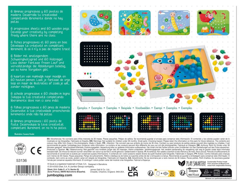 Układanka dla dzieci Mozaika Goula