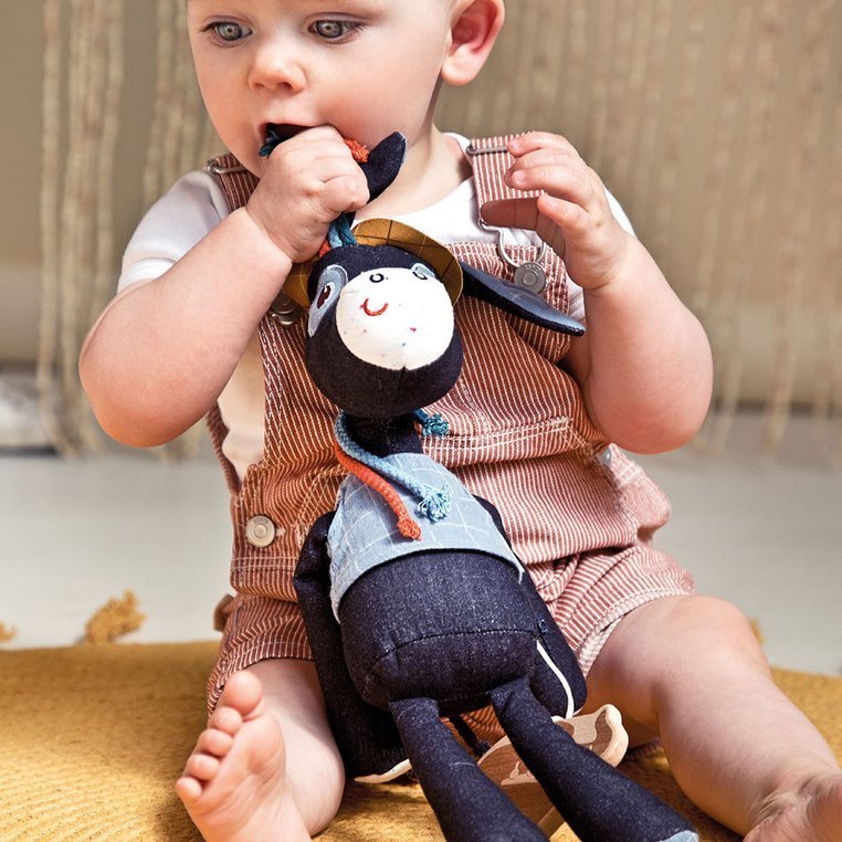 LILLIPUTIENS Przytulanka z pozytywką Osiołek Ignace 0m+