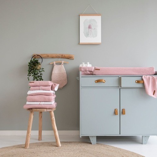 Little Dutch Śpiworek bawełniany Pure pink 110 cm