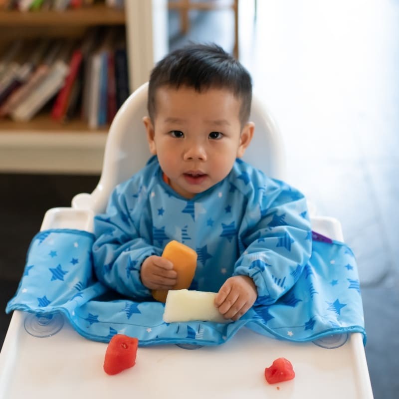 Tidy Tot Śliniak BLW Stars & Zebras z przyssawkami 3+ m