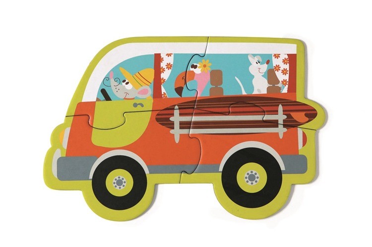 Scratch Pierwsze Puzzle Pojazdy 2+ 6el.