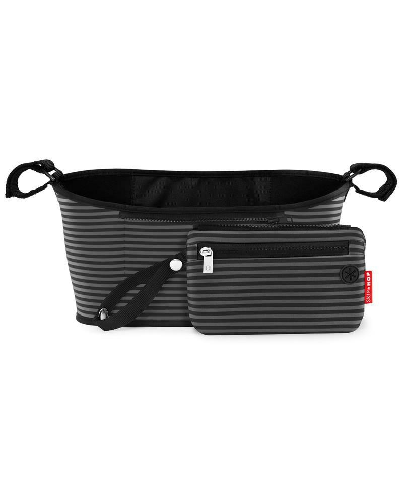 Skip Hop Organizer do wózka Black/Grey Stripe