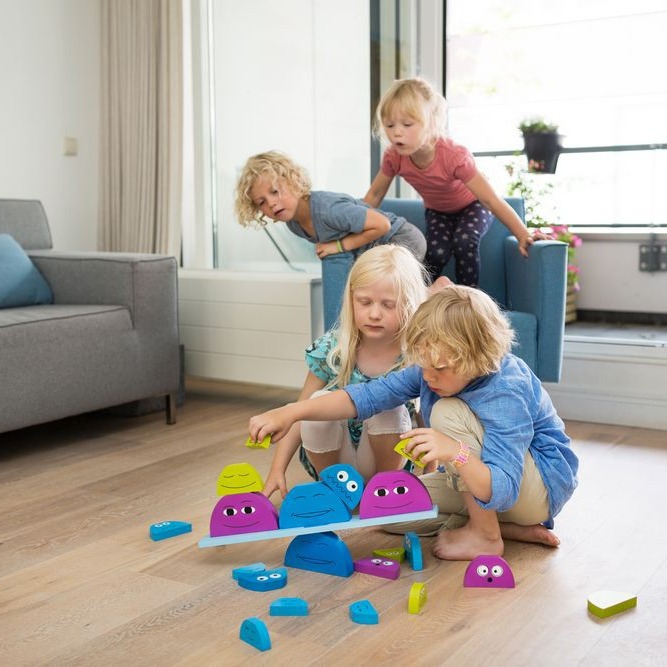 Równoważnia Drewniana Edukacyjna 1+