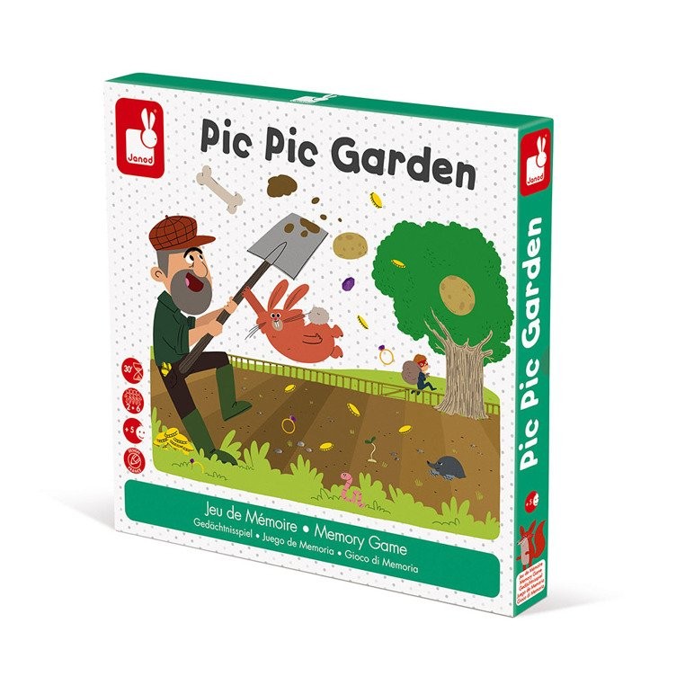 Janod Gra Memory Skarby w ogrodzie 3+