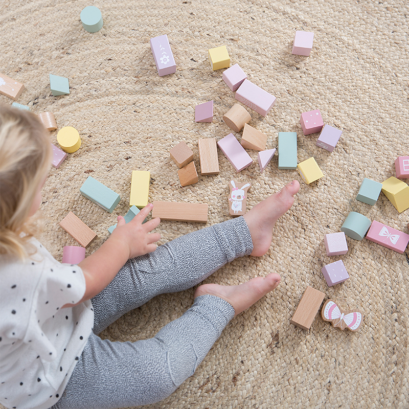 Little Dutch Klocki Różowe 20el 12+