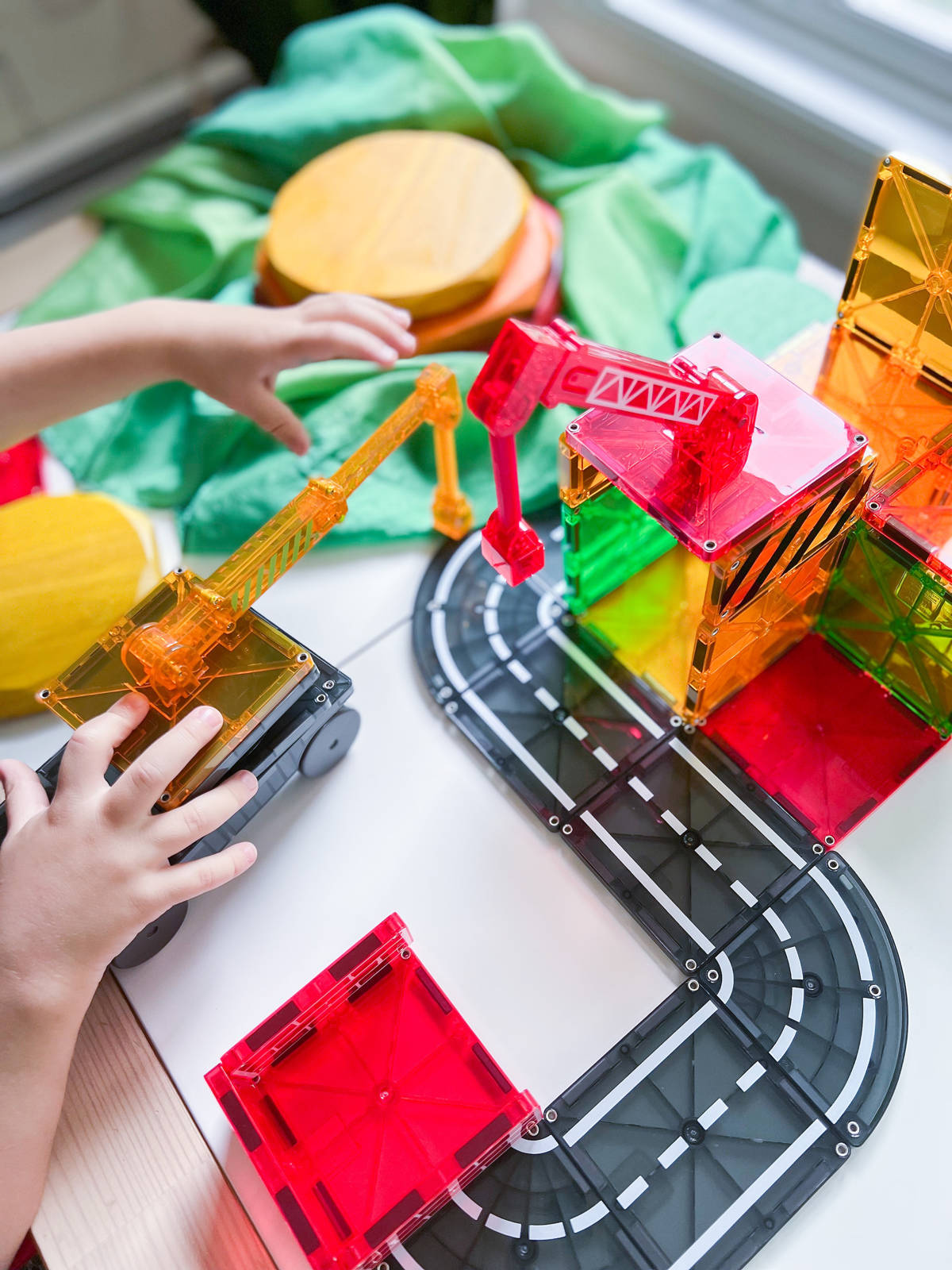 Magna-Tiles Klocki Magnetyczne Builder 32 el. 3+