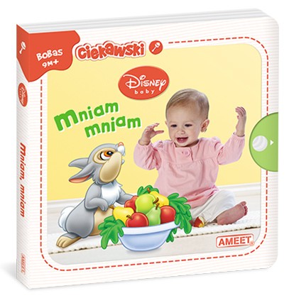 Disney Baby Książeczka Mniam, mniam - interaktywna 0+
