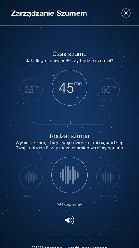 Whisbear Leniwiec E-zzy Szumiący Miś 0+