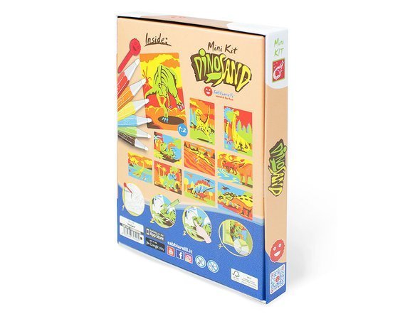 Sabbiarelli Magiczny Piasek Dinozaury 5l+