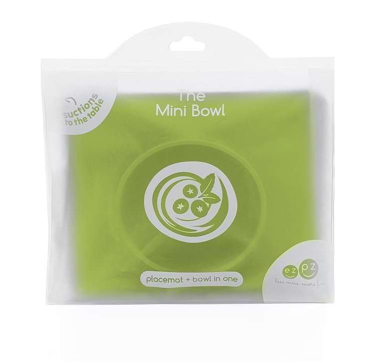 EZPZ Miseczka z Podkładką 2w1 Mini Bowl Zielona