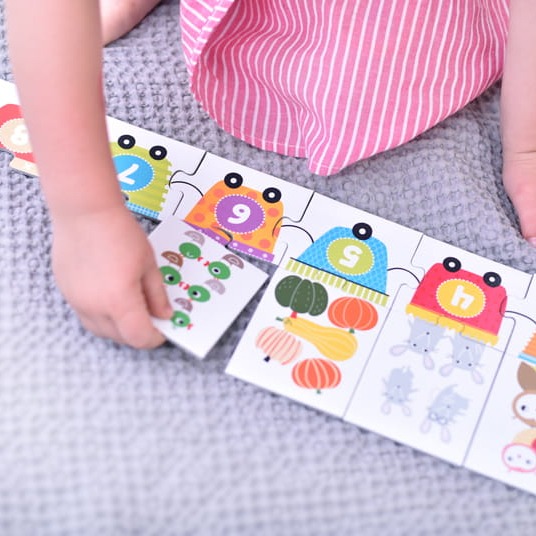 Czuczu Puzzle Cyferki Edukacyjne 1+