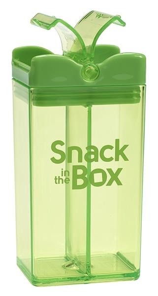 Drink In The Box Pojemnik na przekąski zielony 1+
