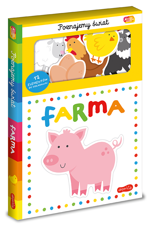HarperKids Akademia Mądrego Dziecka Poznajemy świat 12 el. 1+