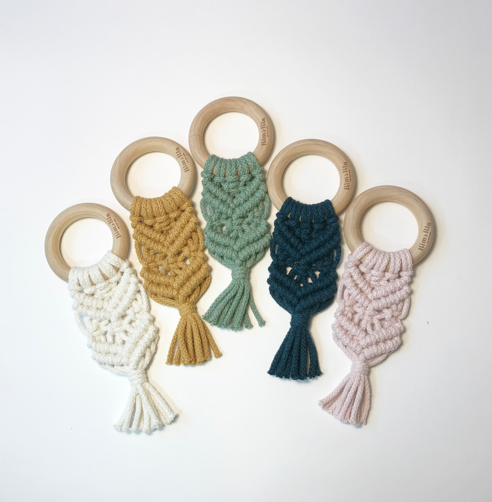 Bimbla Gryzaczek Boho zielony 0+