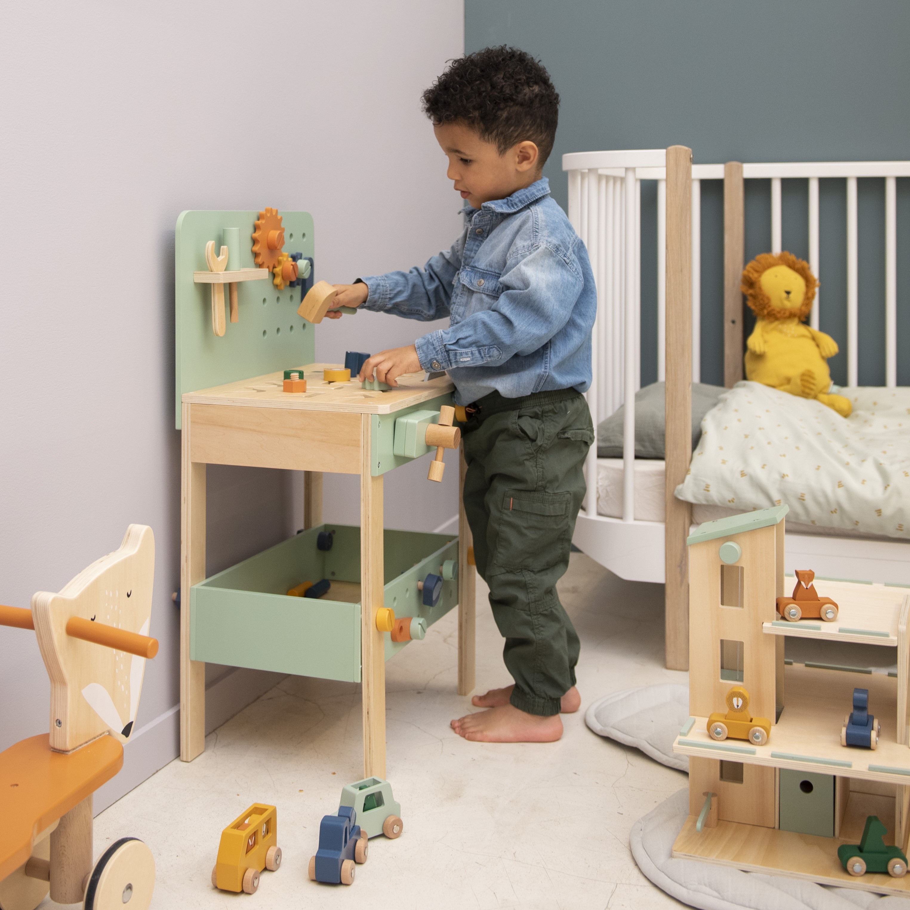 Trixie Drewniany Warsztat Majsterkowicza Zwierzęta 3+