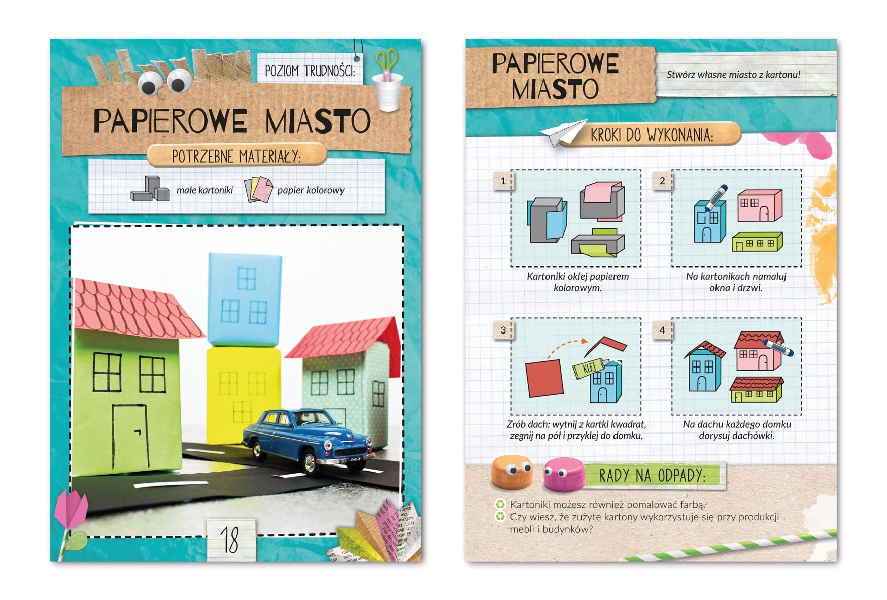 Książka Twórz z dzieckiem. 30 eko pomysłów | Agnieszka Placha