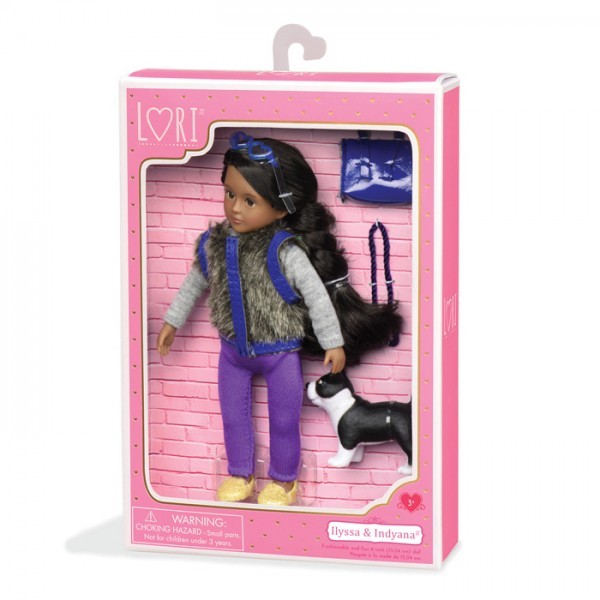 Lori Laleczka Ilysa z pieskiem 15cm 3+