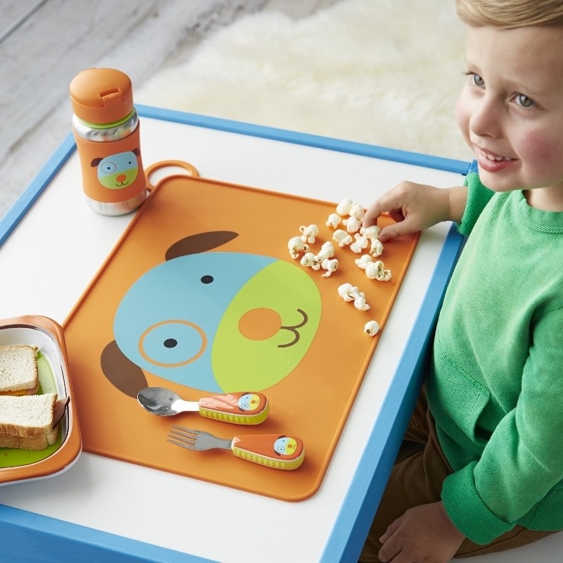 Skip Hop Bidon Stalowy Pies Zoo 12m+