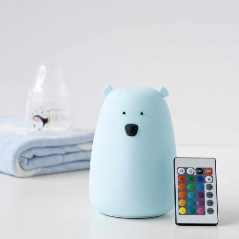 Rabbit&Friends, Lampka miś niebieski z pilotem