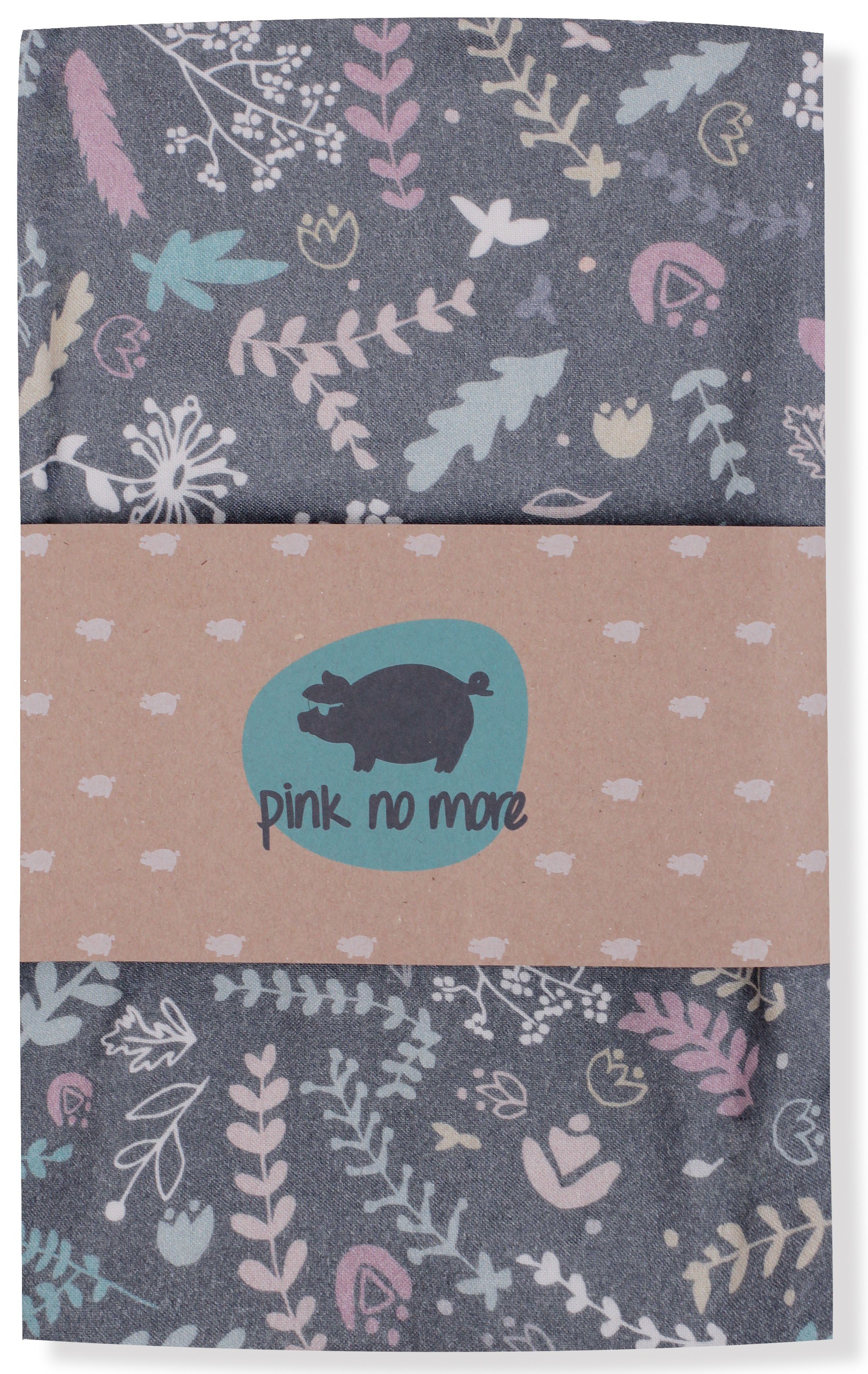 Bambusowa Chusta Botanic Grey 120x120 cm