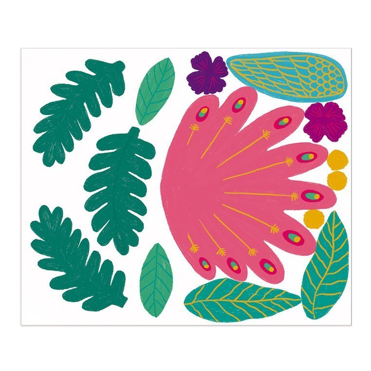 Janod Papierowy wieniec Paw 7+ Kreatywny Zestaw