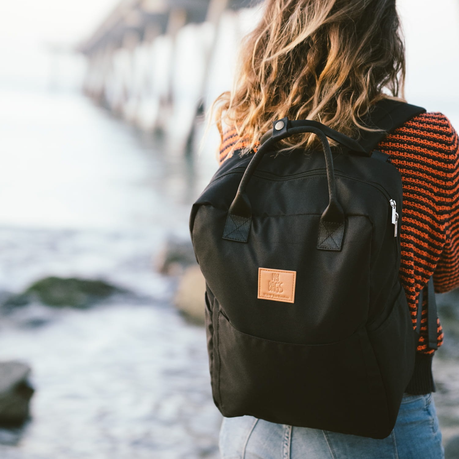 My Bag's Plecak Master Bag Eco Black - Torba Rodzica