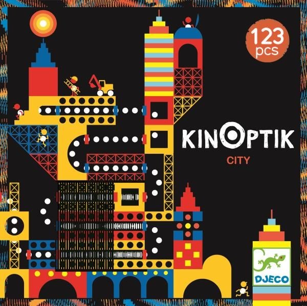 Djeco Kinoptik MIASTO Magnetyczne Puzzle 3+
