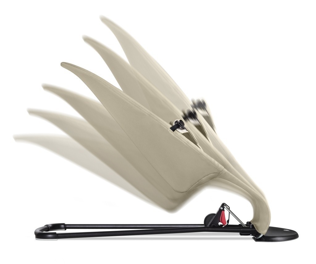 BabyBjörn Leżaczek Bliss Cotton Czarny 0+