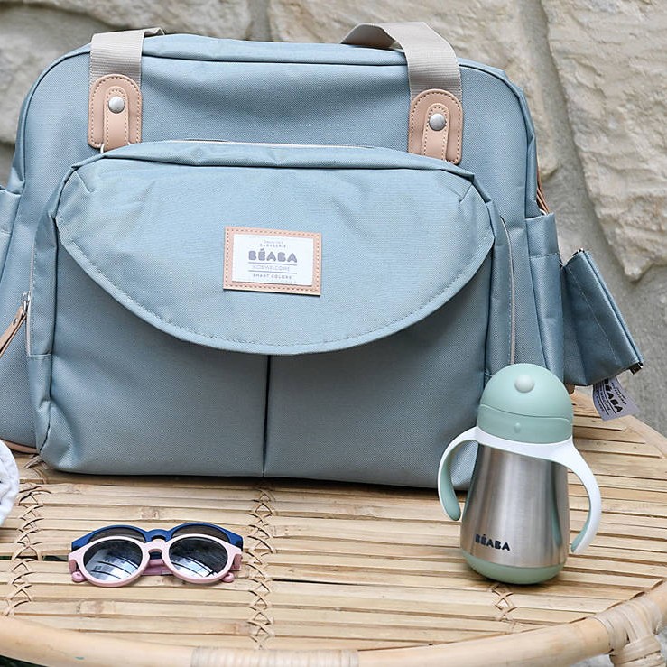 Beaba Bidon Termiczny ze Słomką 250ml Sage Green 8m+