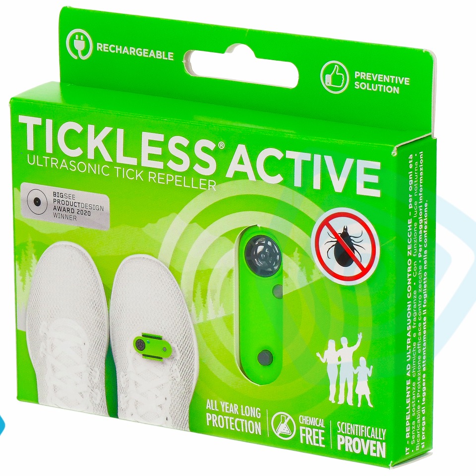 Tickless Active Green Ultralekki Odstraszacz Kleszczy 2+ lat
