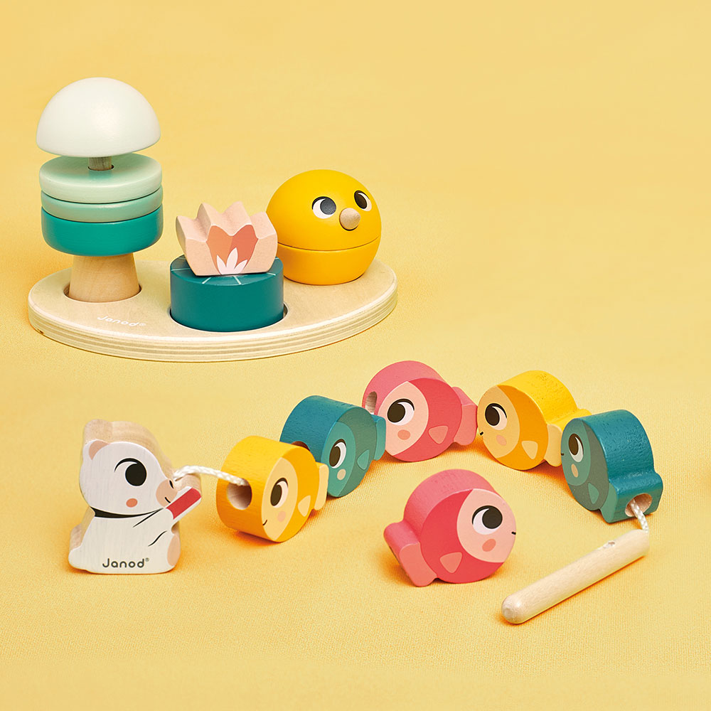 Janod Zestaw Edukacyjnych Zabawek Box 18m+