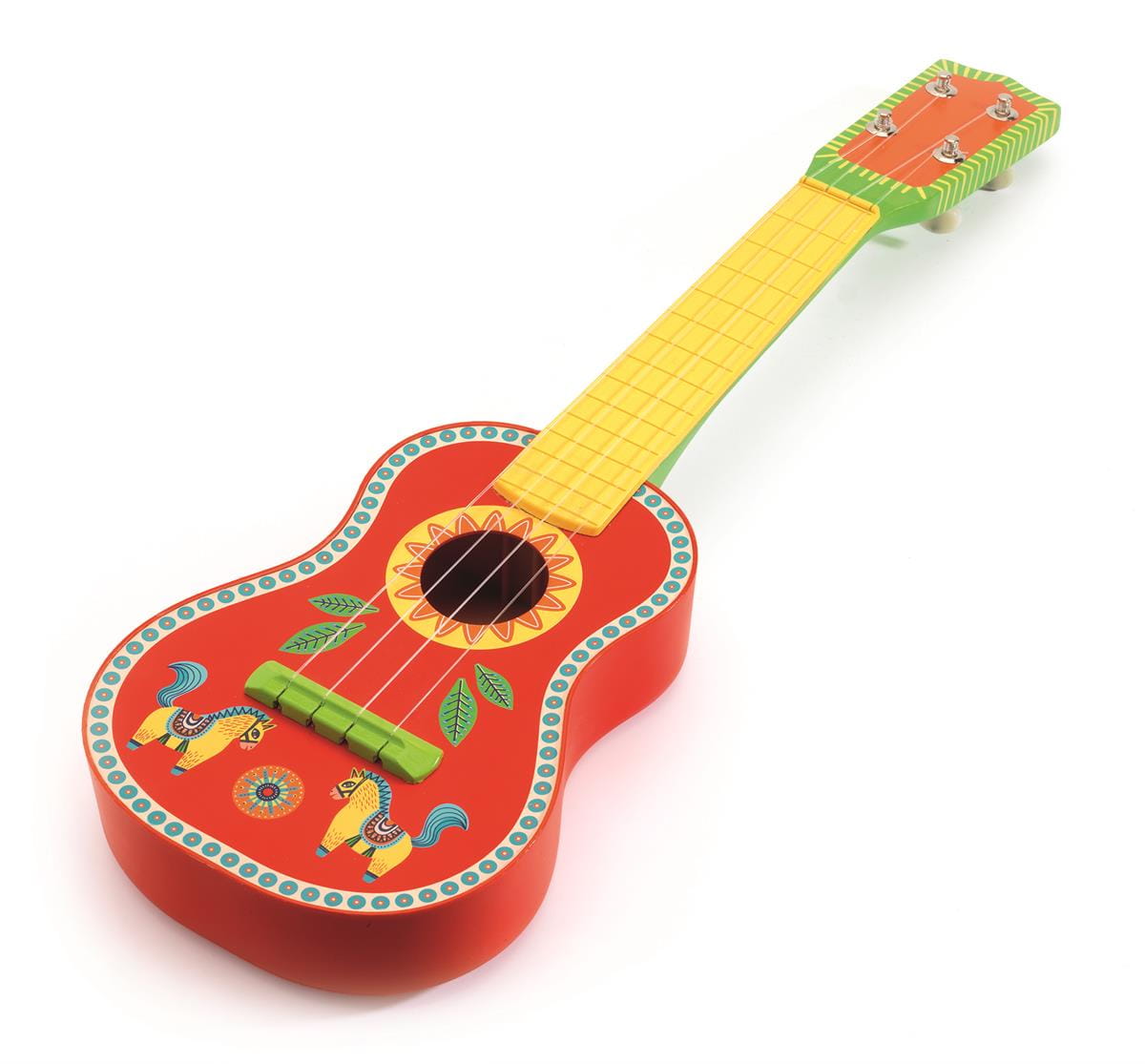 Djeco Gitara Ukulele Drewniana dla dzieci 3+